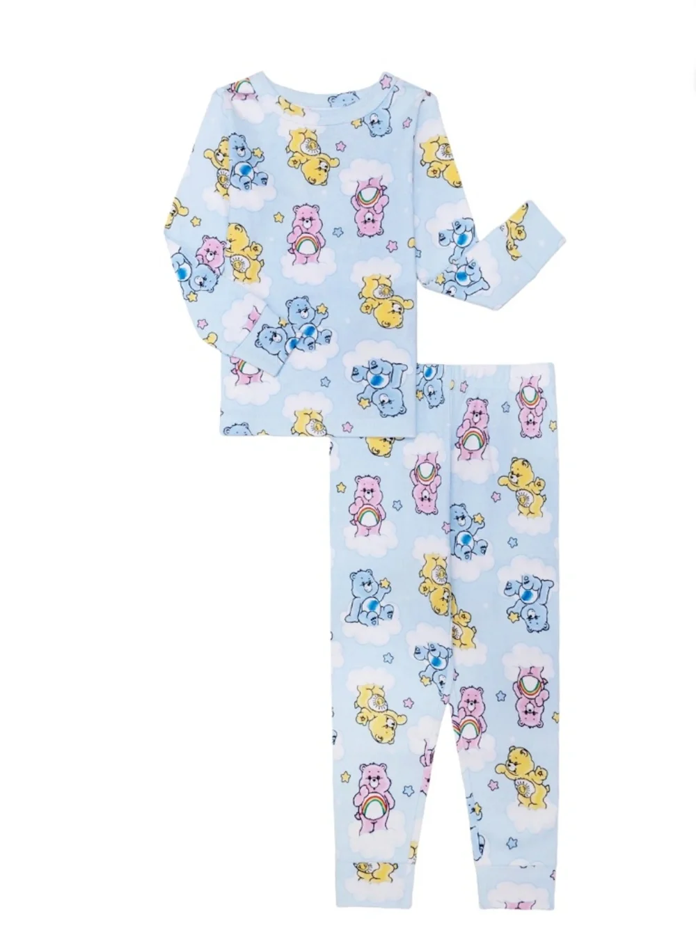 Care Bear Toddler Unisex Blue 2 PC Pajama Set Size 5T